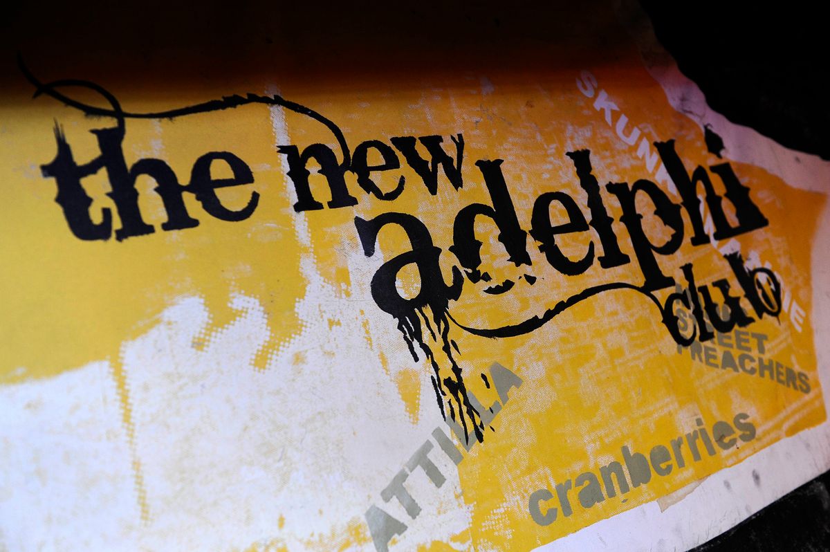 NEWS 19.09.14 - The Kaiser Chiefs will be playing at the Adelphi club on De Grey Street, Hull as part of their 30 anniversary celebrations. Pictured is logo on the stage. Picture: Jack Harland Prints can be ordered from www.thisisphotosales.co.uk/hullandeastriding or telephone 08444 060 910 Prints can be ordered from www.thisisphotosales.co.uk/hullandeastriding or telephone 08444 060 910
