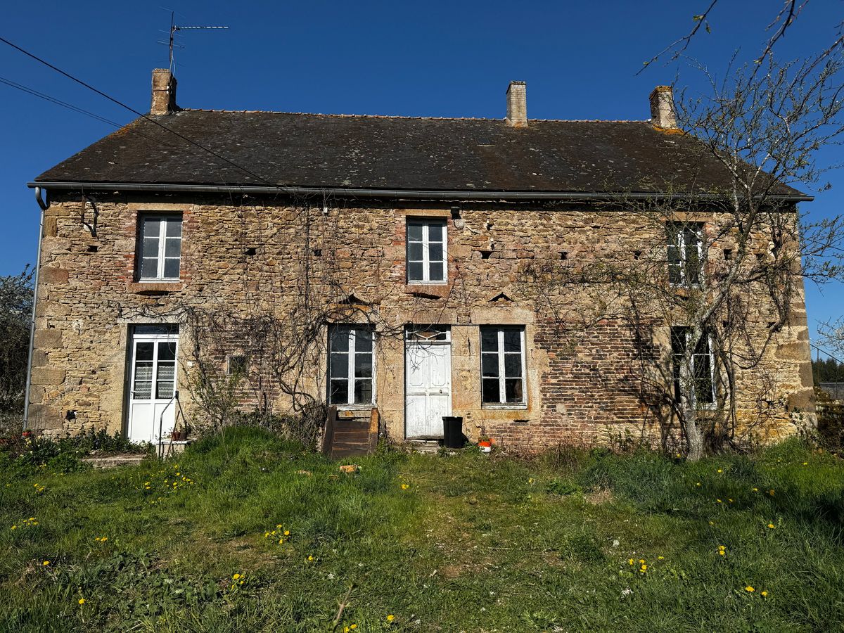 One of the homes in the village