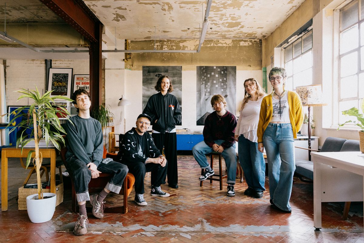 Stewart Baxter (second left) with some of the Hinterland Creative team in Hull.