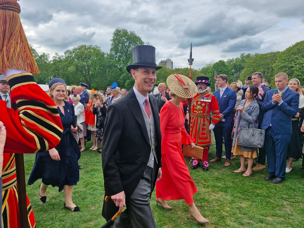 Prince Edward at the Royal Garden Party