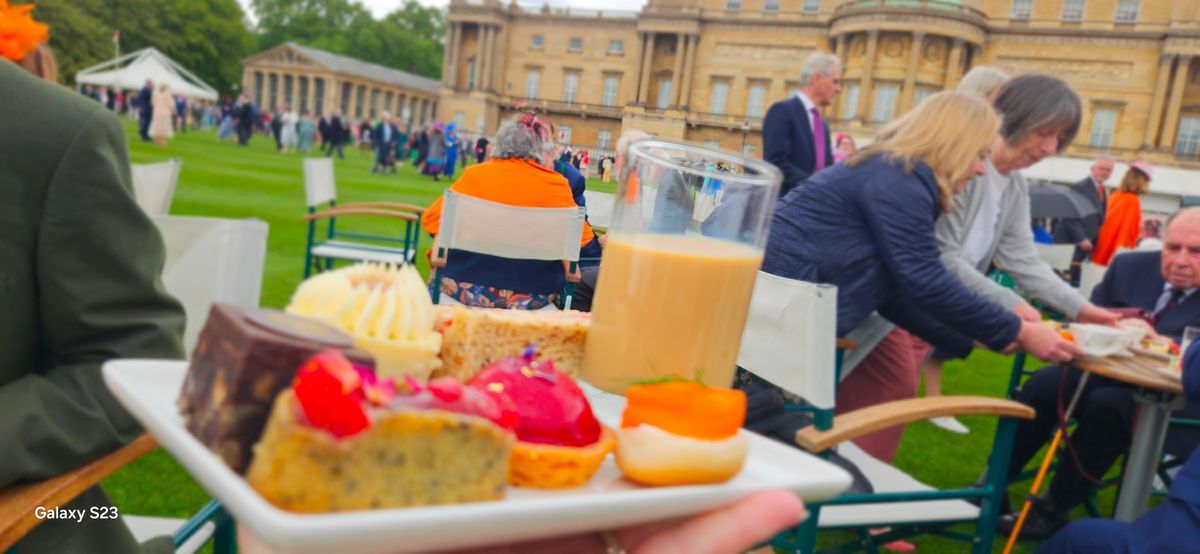 Andreea said the 'beautiful selection of sandwiches, cakes, tea, coffee and refreshments was wonderful'