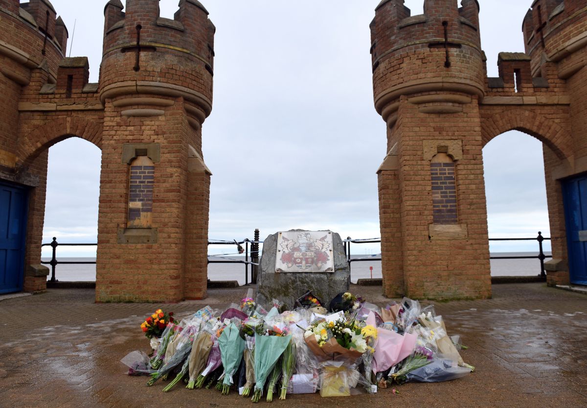Flowers at Pier Towers, Withernsea for Grace Keeling, Sarah Keeling and Mark Ratcliffe