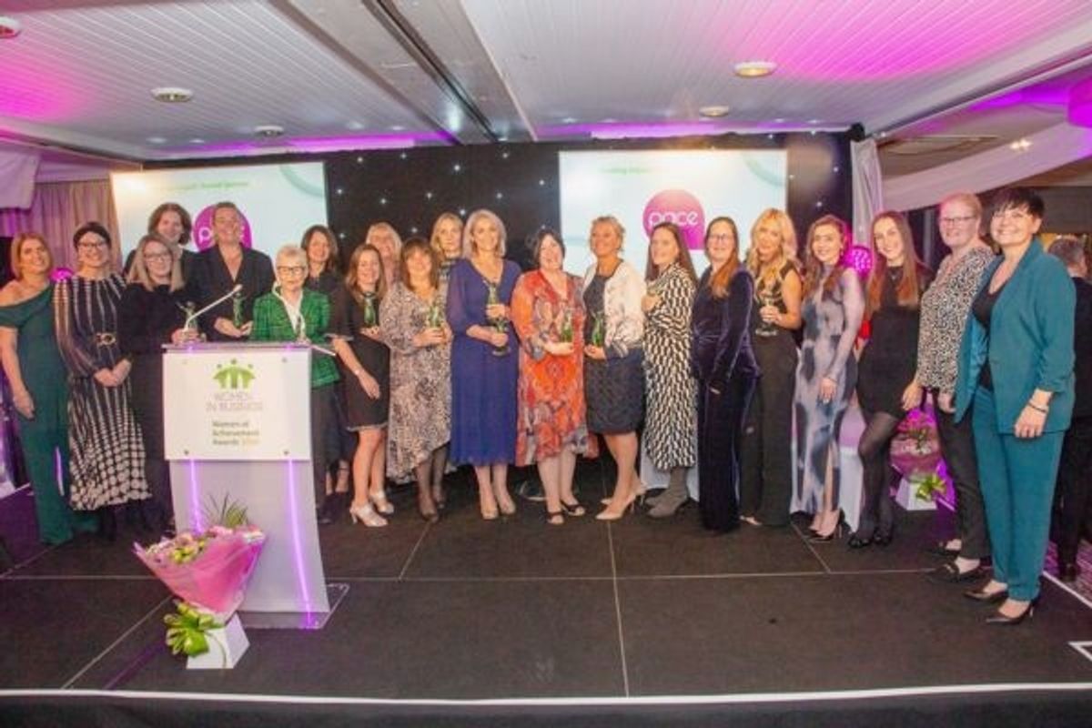 Winners and finalists at a previous Women of Achievement Awards ceremony