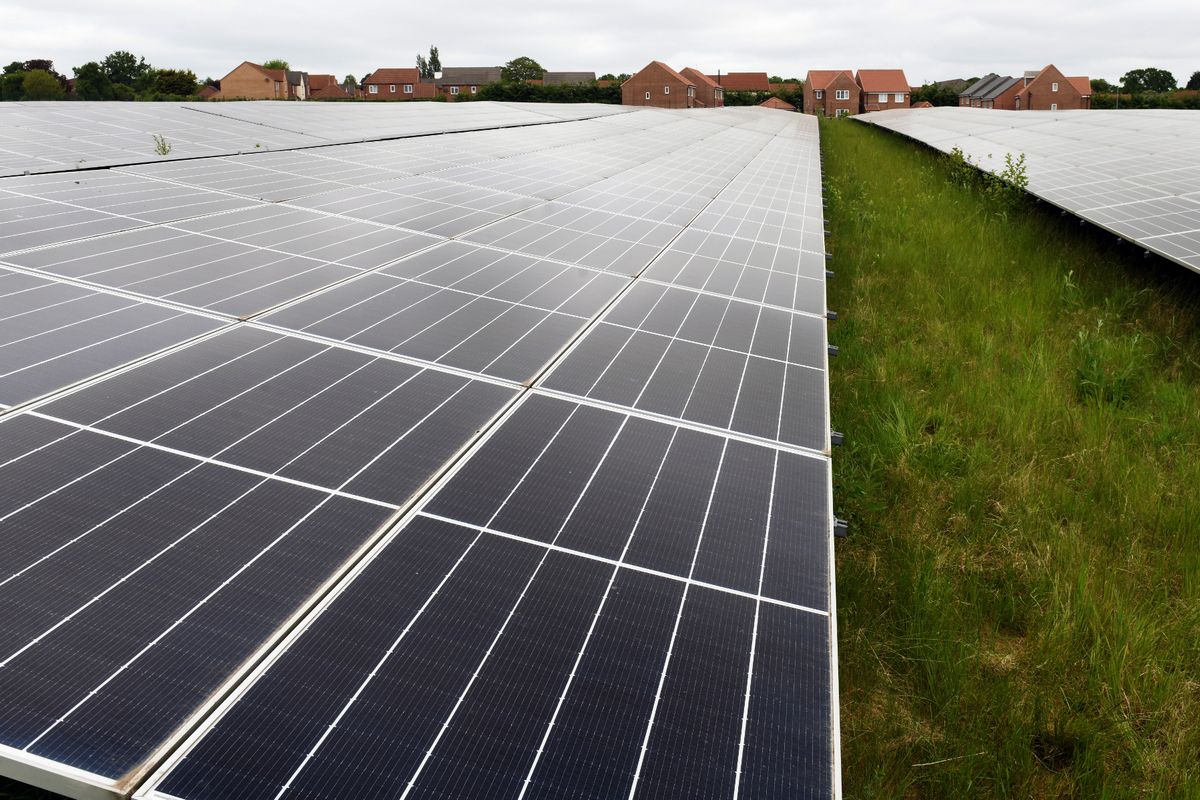 The solar farm would consist of four sites in the East Riding