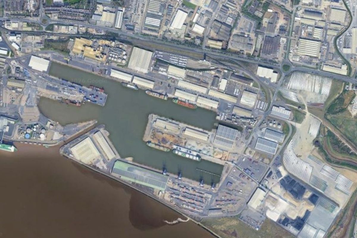 The turbine will be erected at the Port of Hull