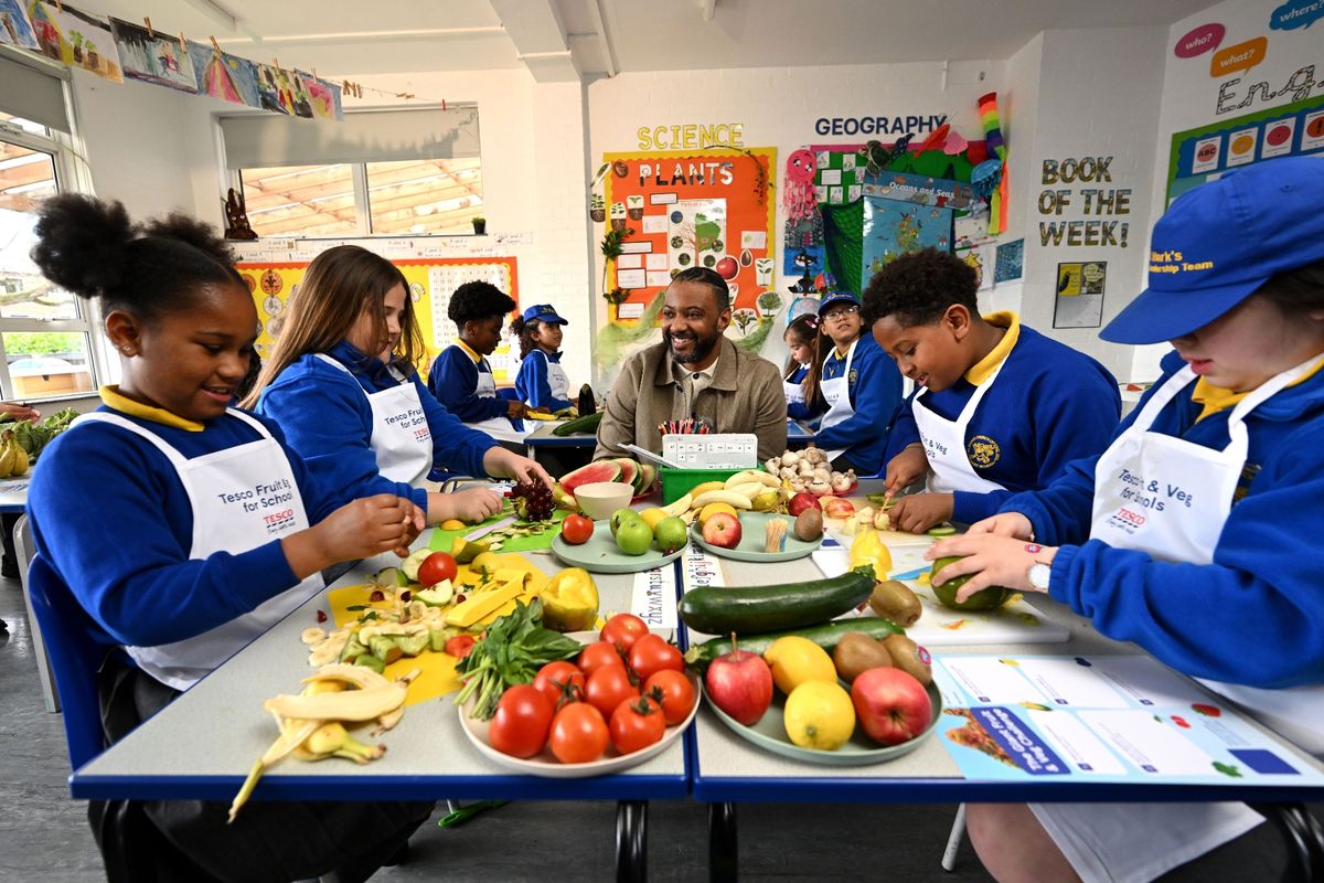 Tesco's ambition is to help one million children get free fruit and veg through its school and community programmes
