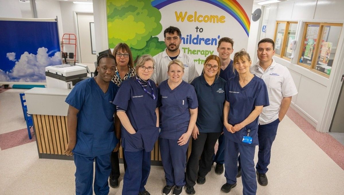 The new-look therapy space has been welcomed by staff