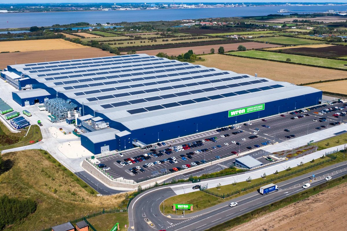 Graphic depiction of the Parrott Street plant once the solar panels have been installed