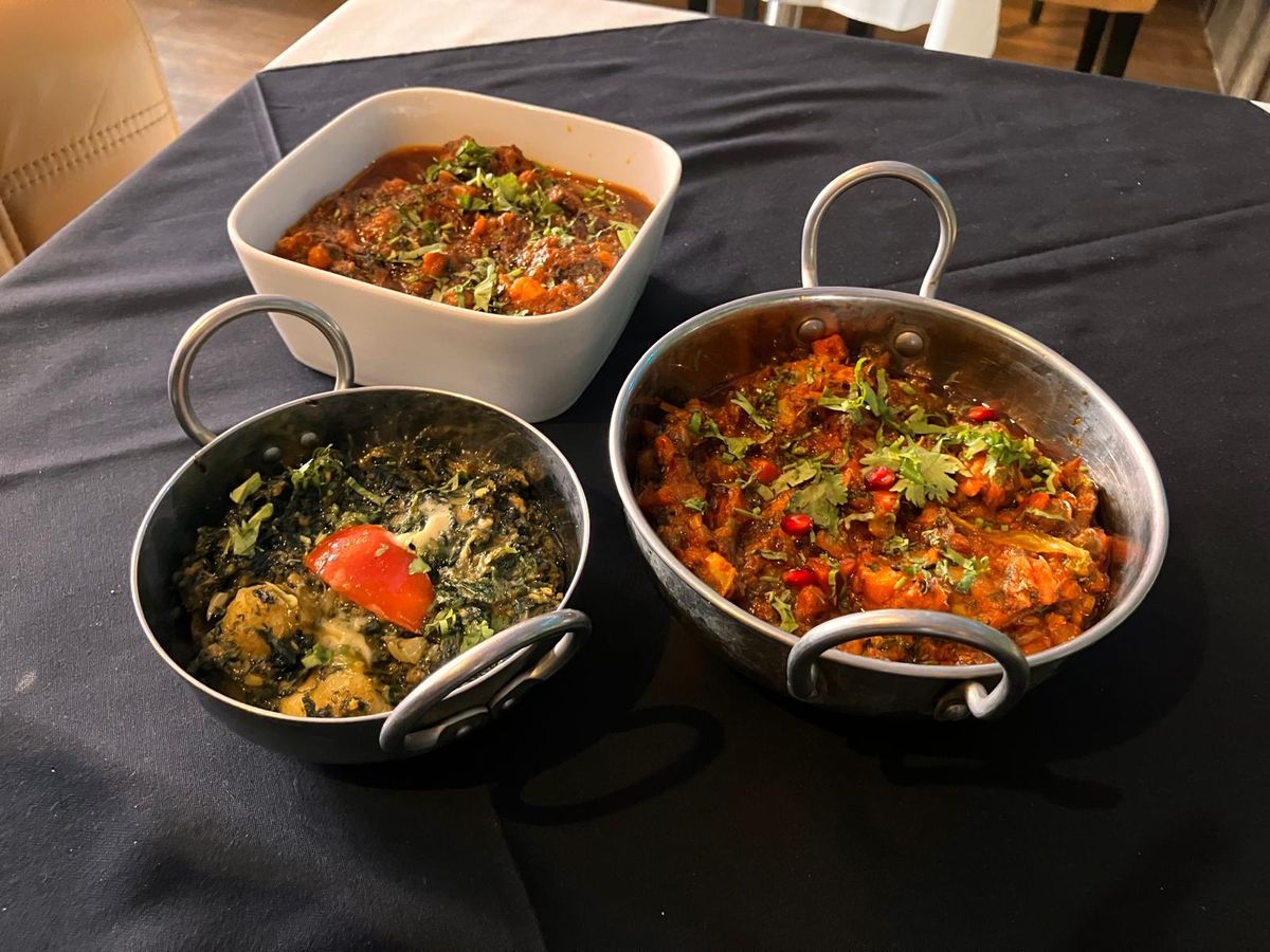 Sag Aloo, methi, and Curryish Special Curry