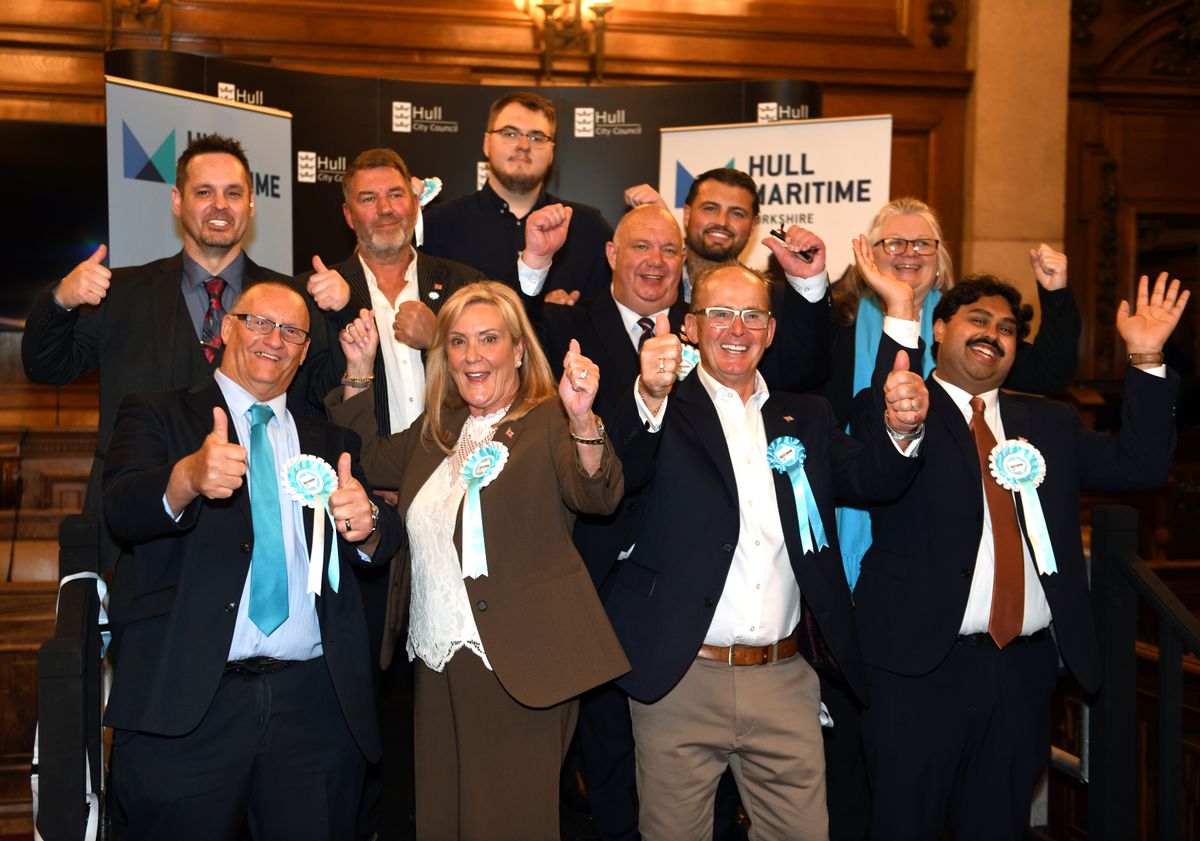 Reform UK won its first ten seats on Hull City Council