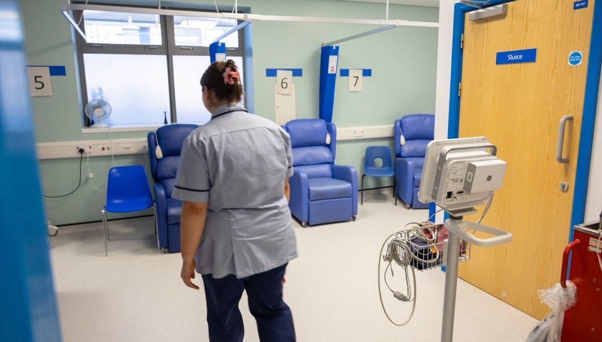 Staff in one of the areas of the Maternity Triage Unit
