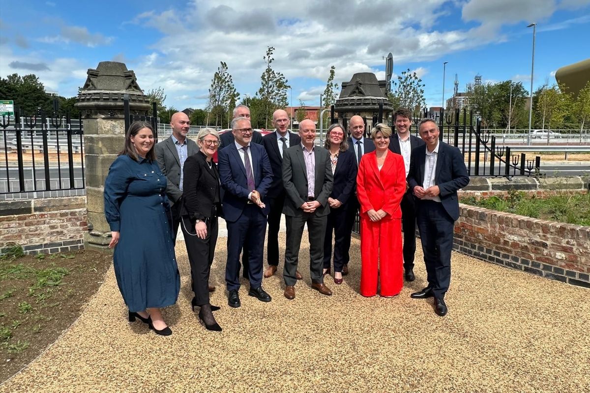 A number of key local figures attended the A63 opening ceremony