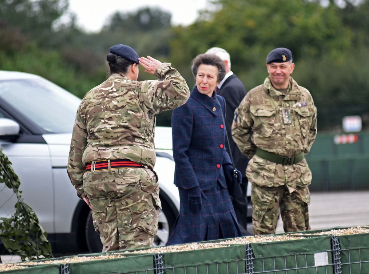 The Princess Royal paying a visit to the Defence School of Transport in Leconfield in 2021 - now you can follow in her footsteps on Beverley Armed Forces Day