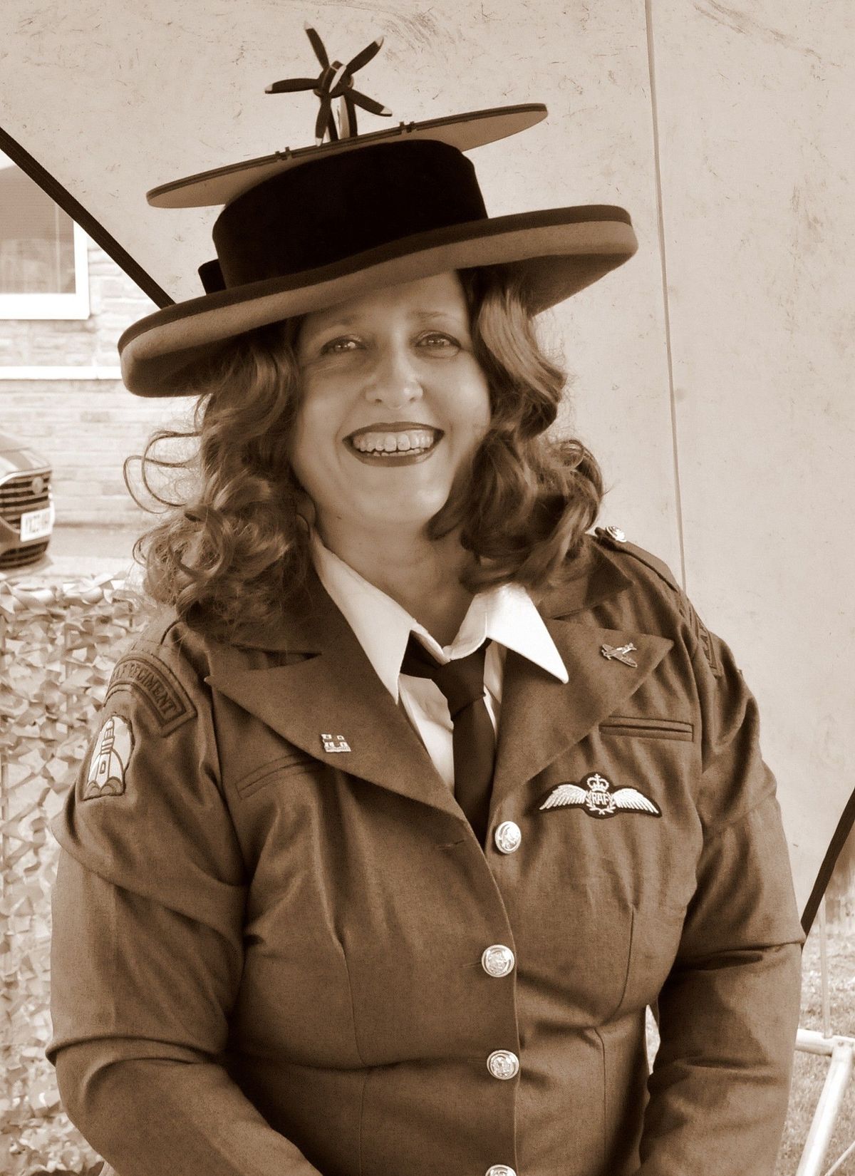 Singer Sam Martyn, who will be performing at the community hall anniversary celebration as Spitfire Sam
