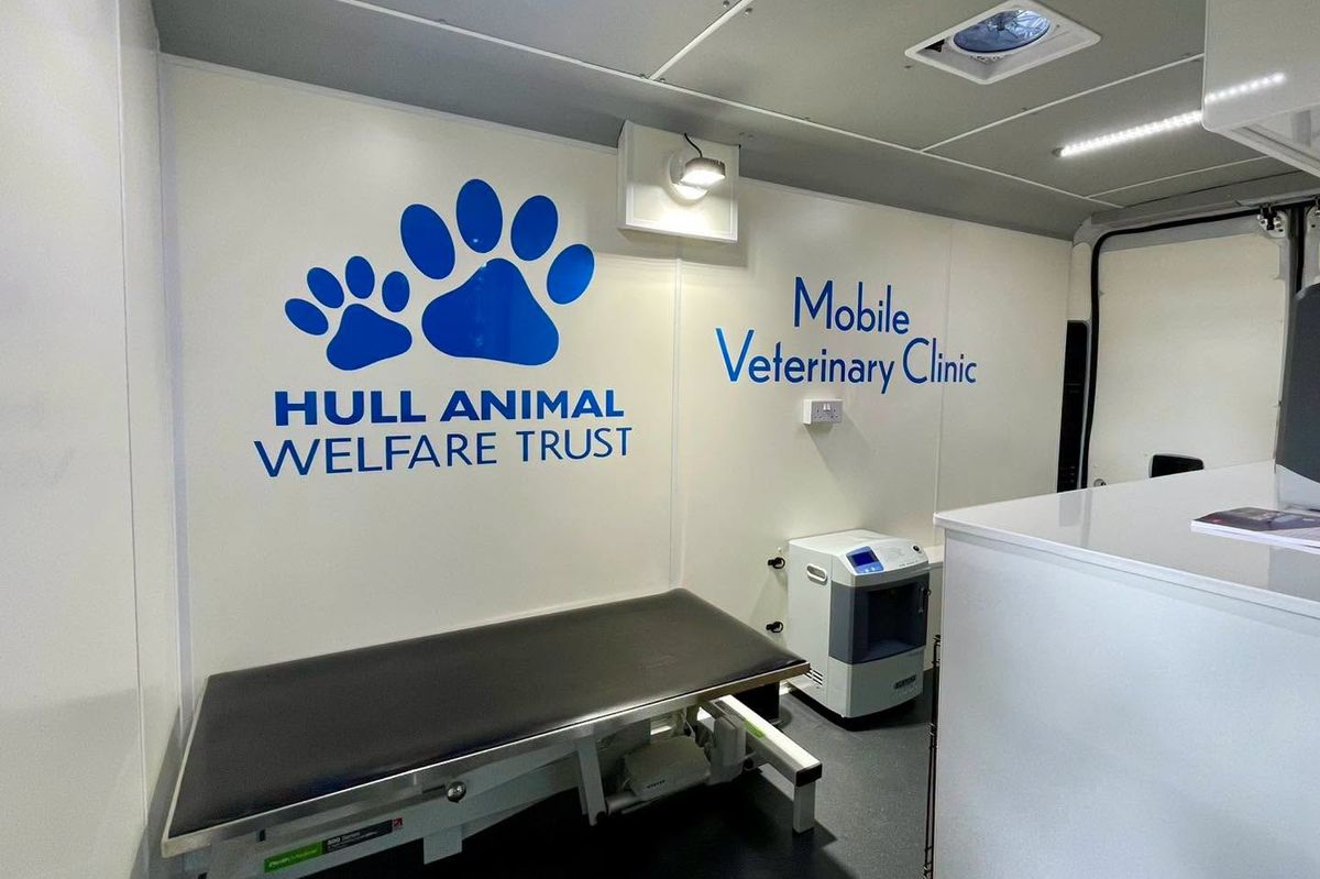 Hull Animal Welfare Trust has launched a new mobile veterinary service