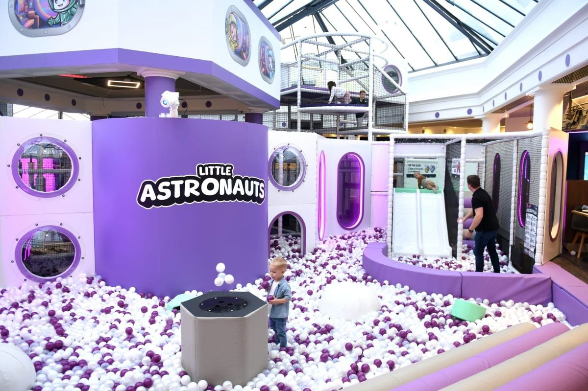 Little Astronauts in Hull's Prospect Centre is huge and has a cafe where parents can watch kids let off steam