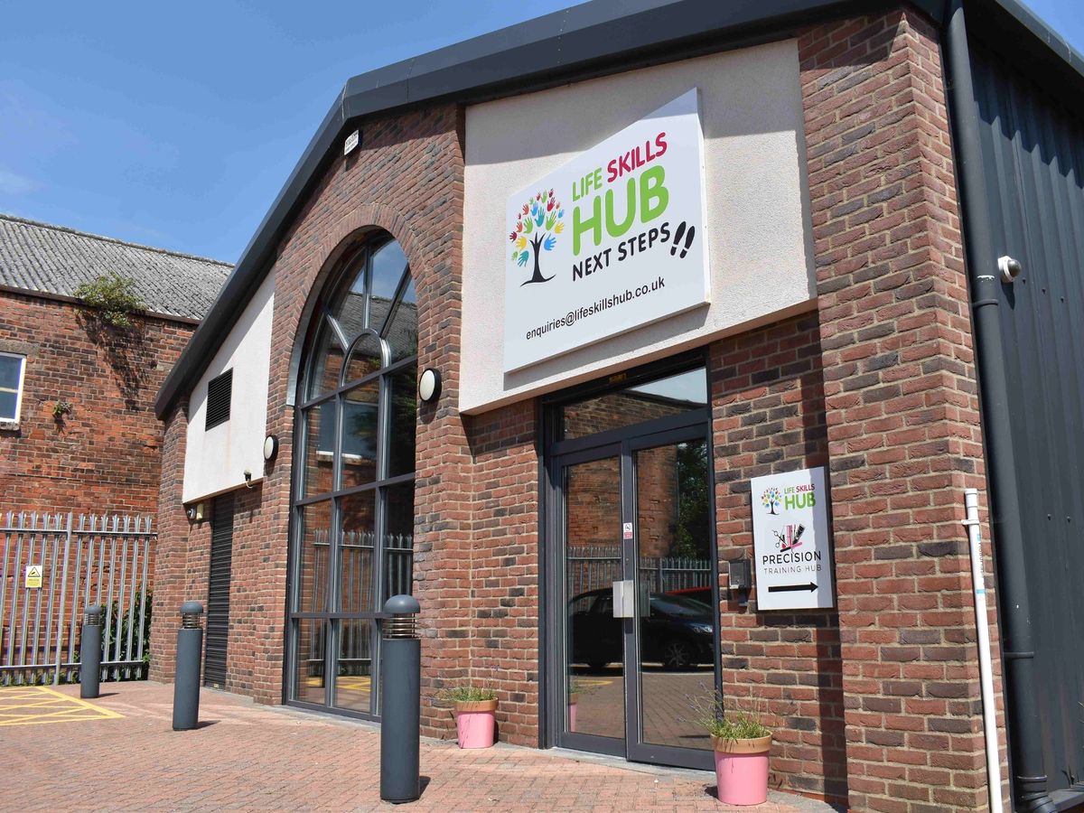 The Life Skills Hub Next Steps building in Grosvenor Street, Hull city centre