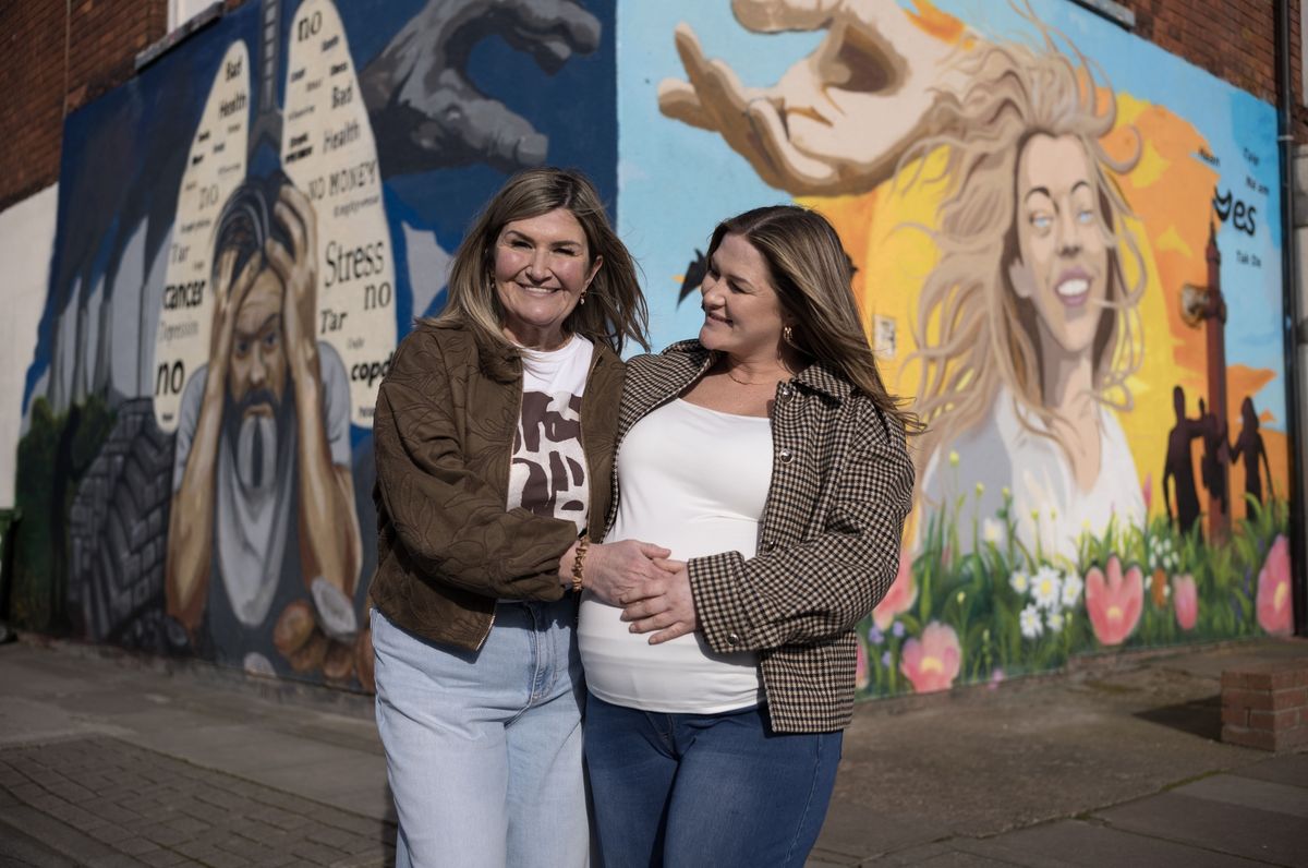Mother and daughter Wendy and Amy Robinson are helping to lead the “Turn the Corner” campaign