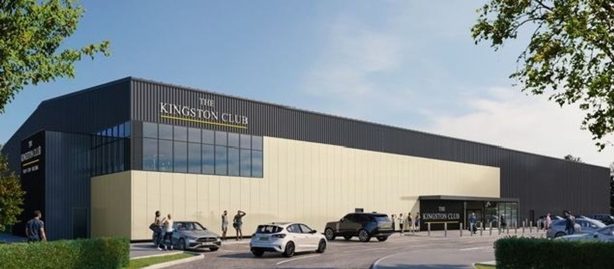 A CGI of The Kingston Club, which is proposed for the retail park in Bluebird Way, Brough 