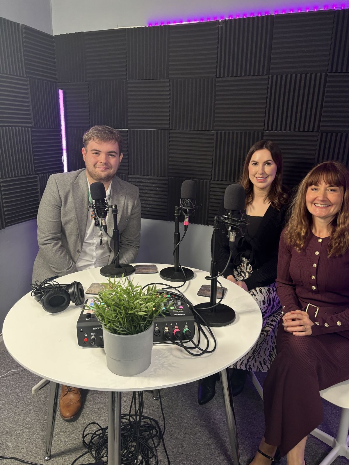From left, Olly Burdett, a trustee at the Tigers Trust, Harriet Wheeldon and Gerry Morrison, two of Wilkin Chapman Rollits’ charity law experts