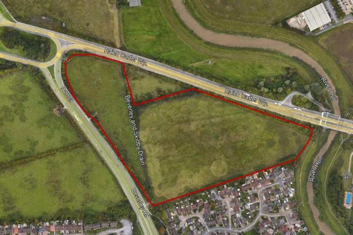 The site of the proposed park and ride near Dunswell