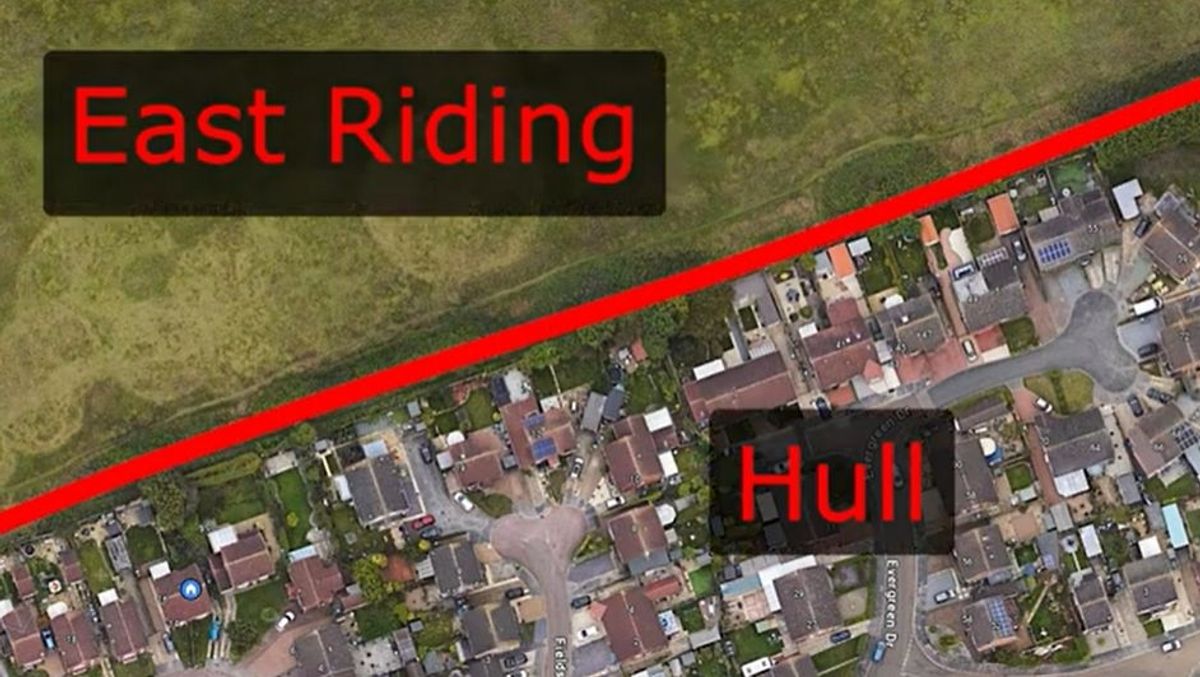The land there the park and ride would be is in East Riding, but neighbouring houses are in Hull 