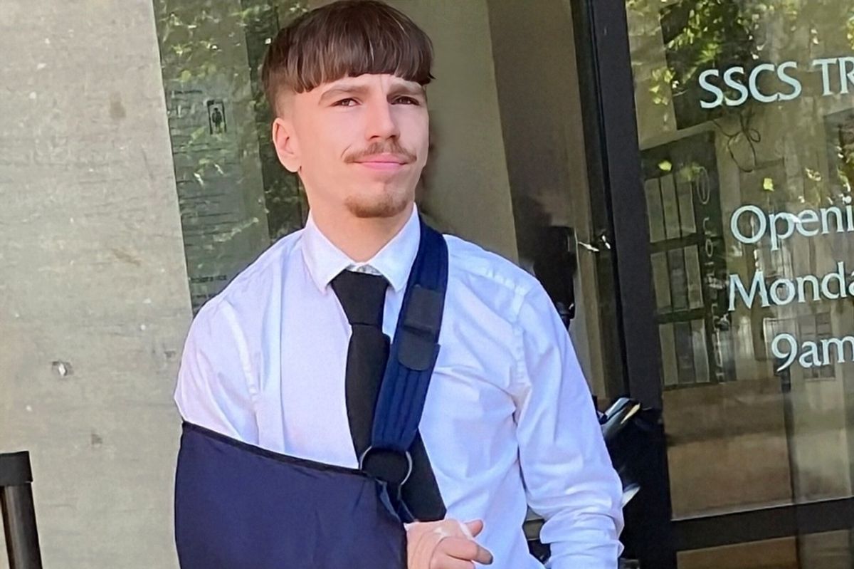 McCauley Saville, pictured outside Hull Crown Court