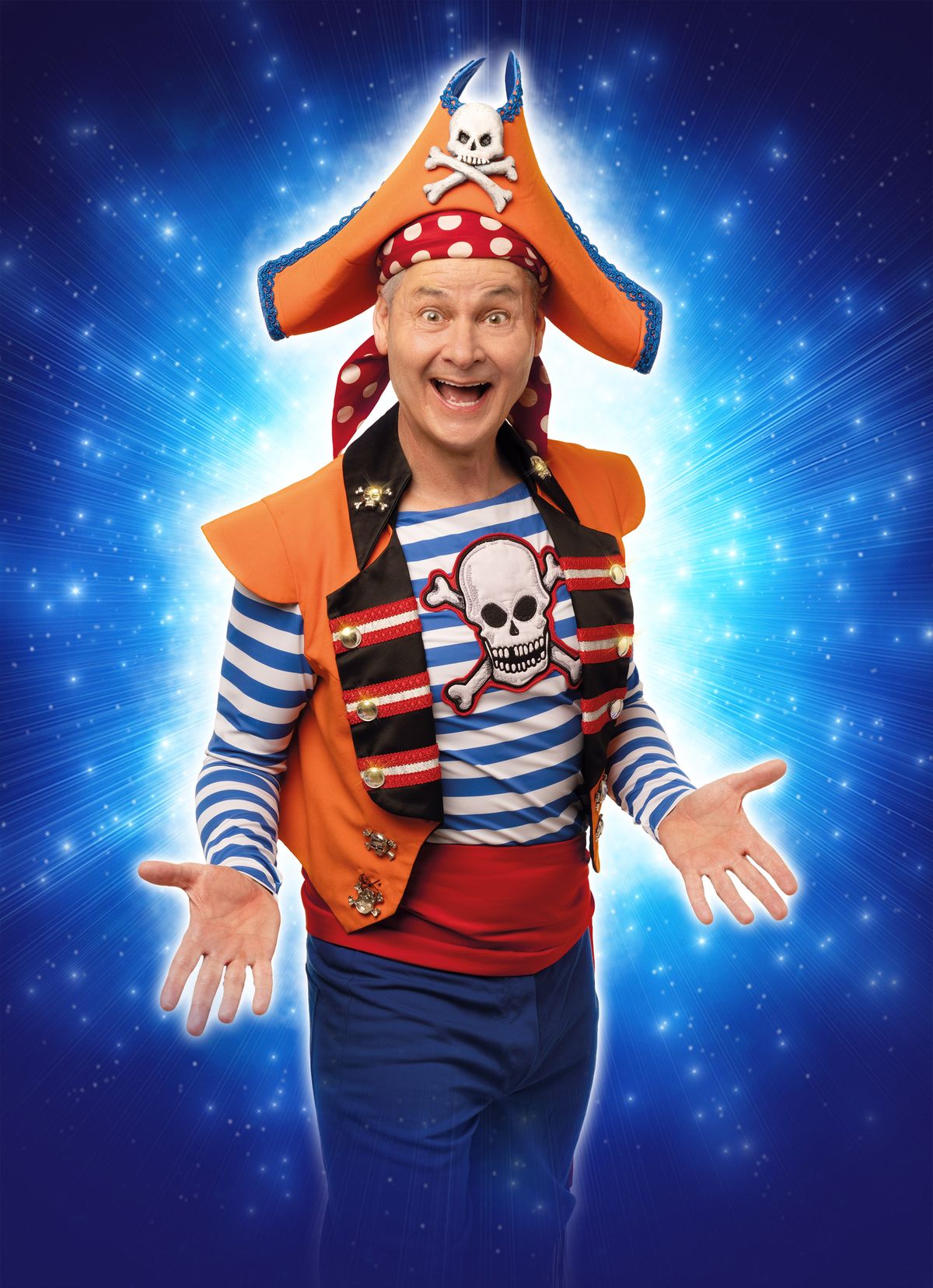 Phil Walker dressed as Smee 