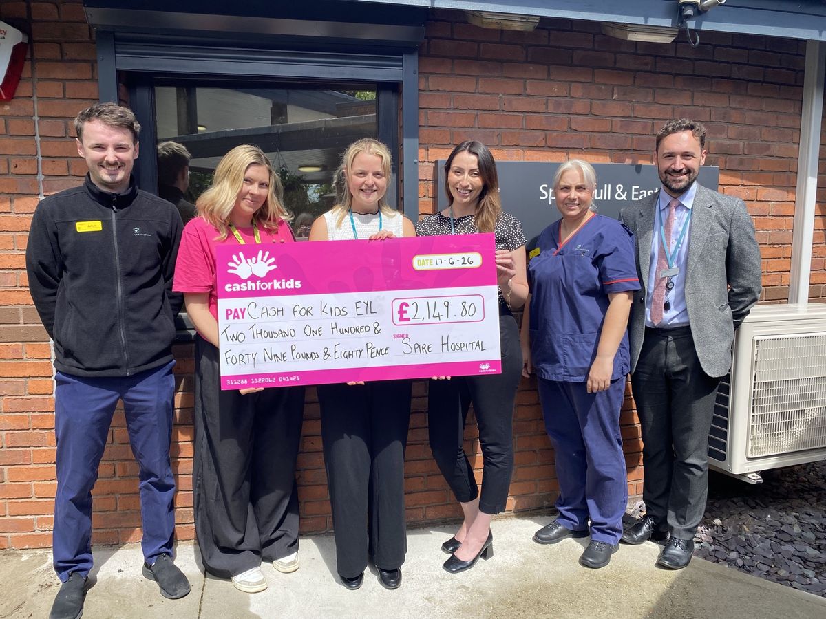 The efforts of Fran and Carris resulted in a bumper cheque for Cash for Kids