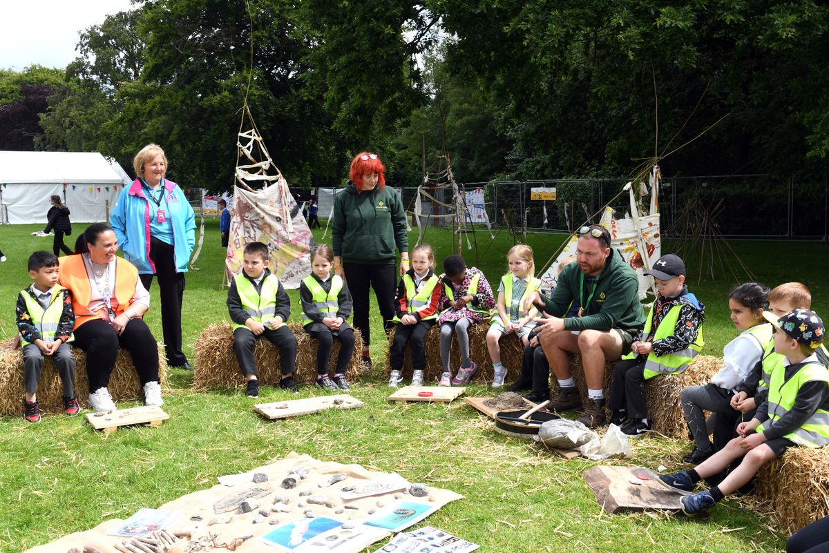 Outdoor fun at a previous Big Malarkey Festival in East Park