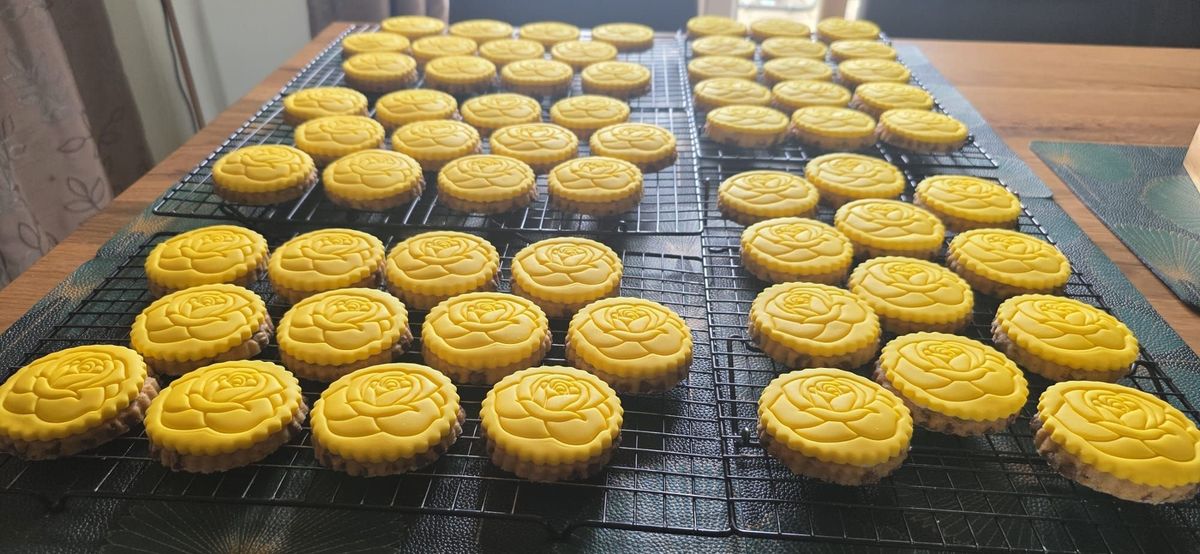 Julie Young baked almost 600 biscuits to raise money for Mind