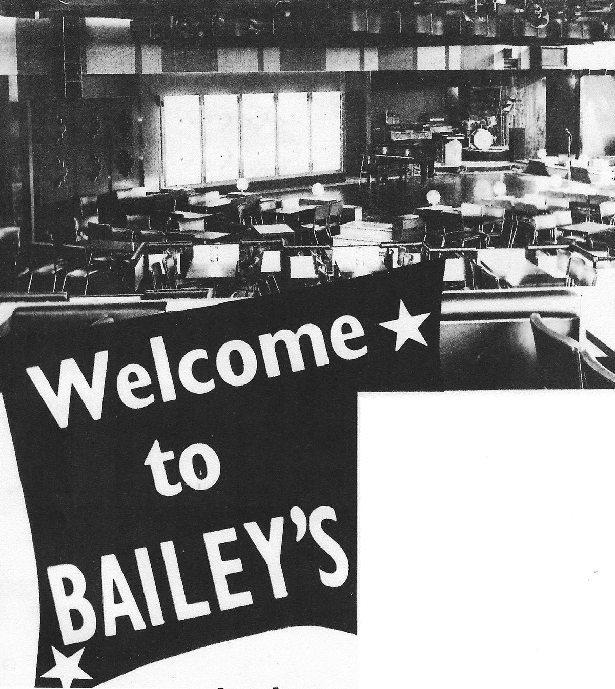 This was Bailey's which was created at a cost of £80,000 in the former Skyline ballroom above the Jameson Street Co-op building. The cabaret room could seat 600 people.
