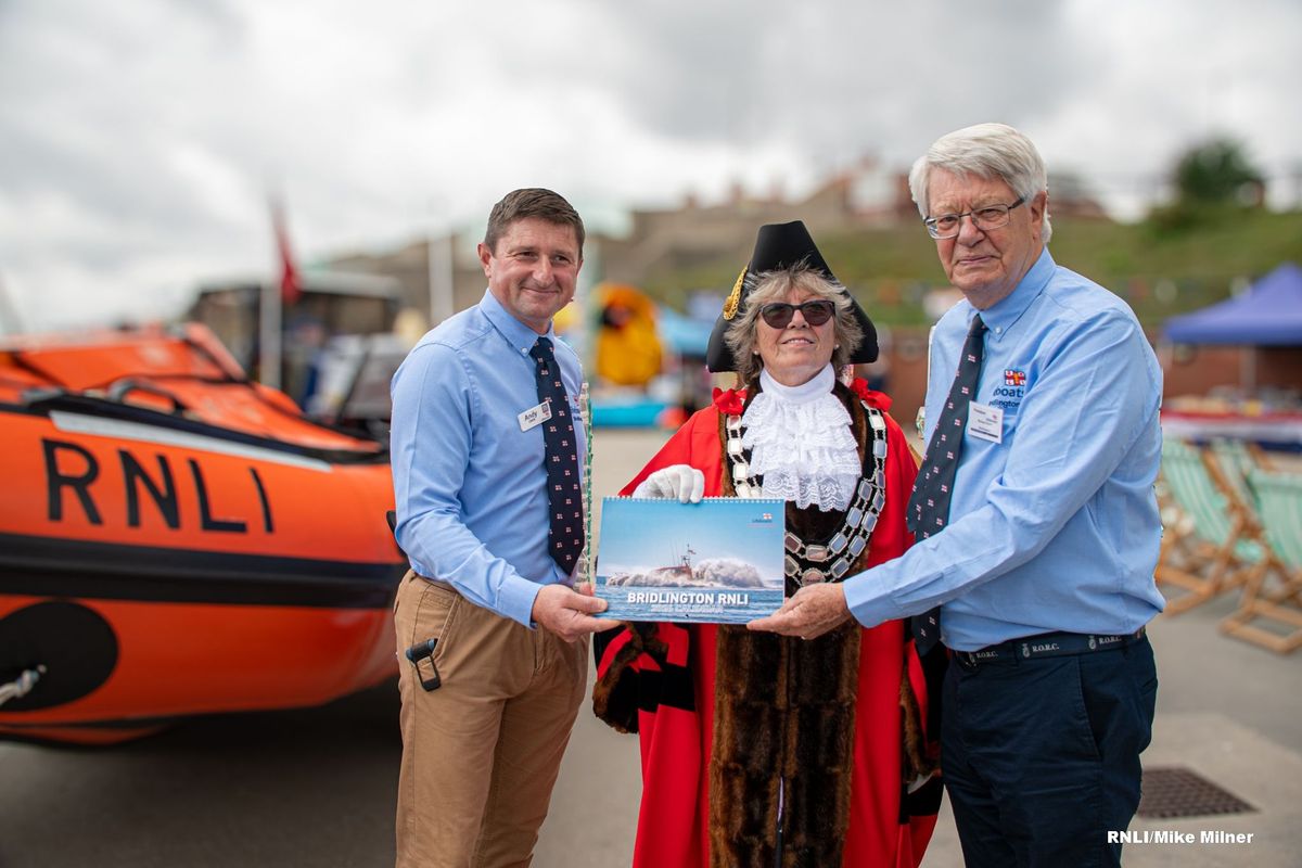 The Town Mayor opens Bridlington RNLI open day in 2025