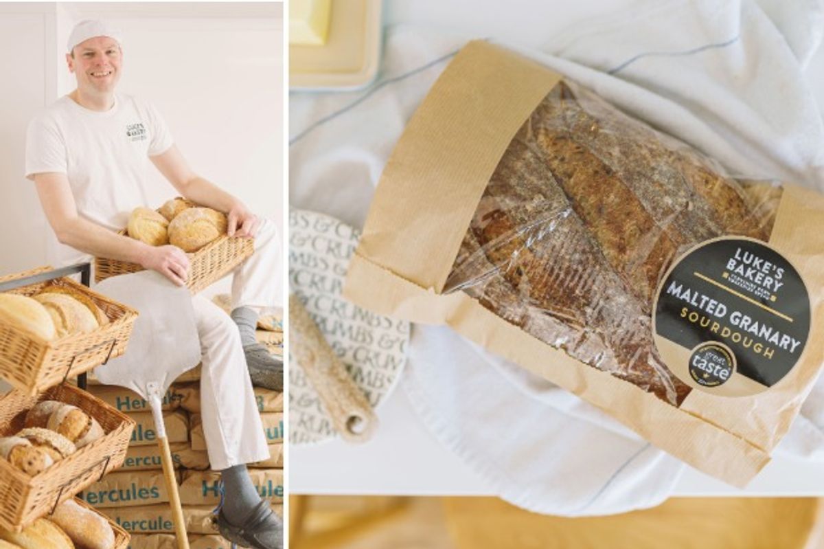 Luke Jenneson, founder and director of Luke’s Bakery; Luke's Malted Granary bagged a silver medal in its debut year of entering Britain's Best Loaf