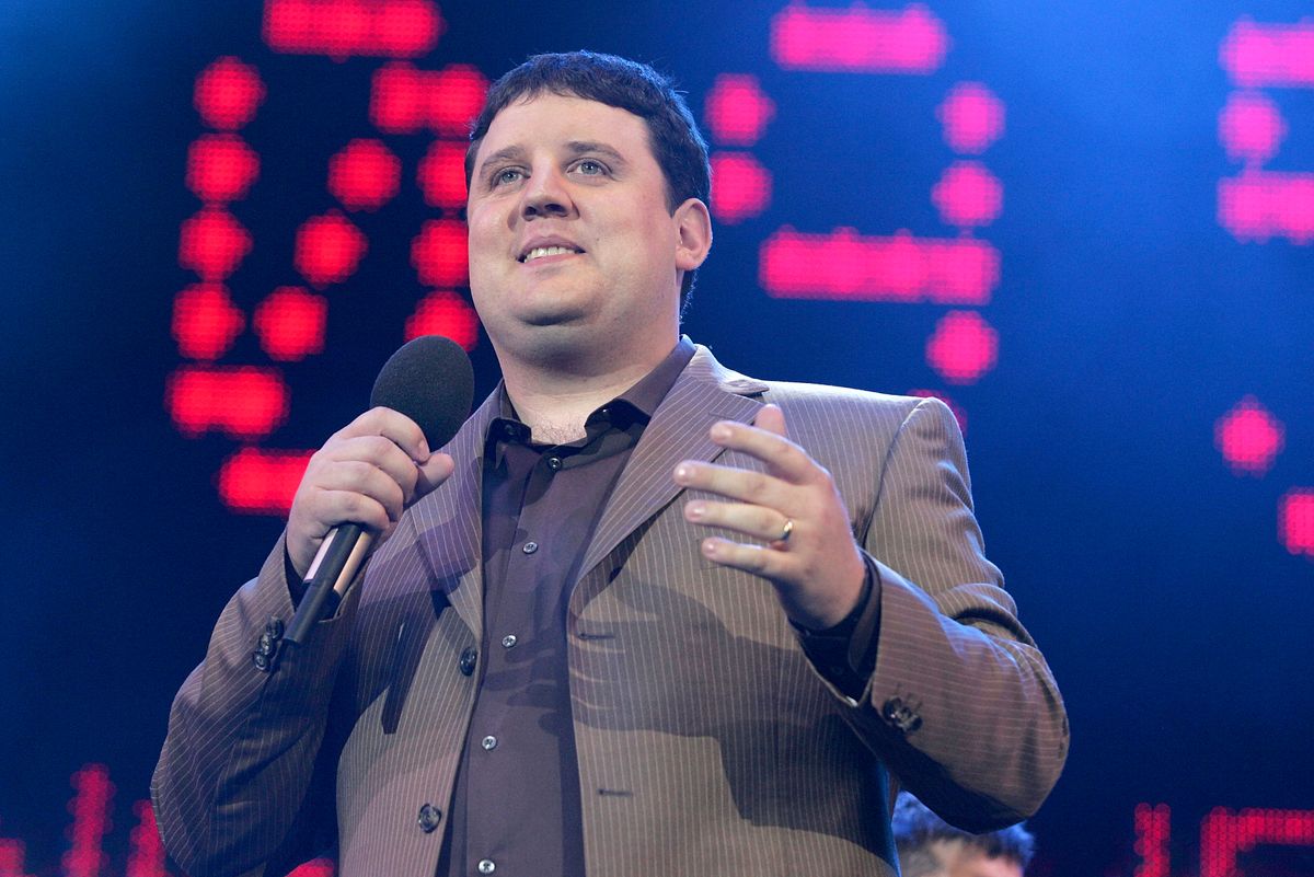 Comedian Peter Kay on stage in London in 2005