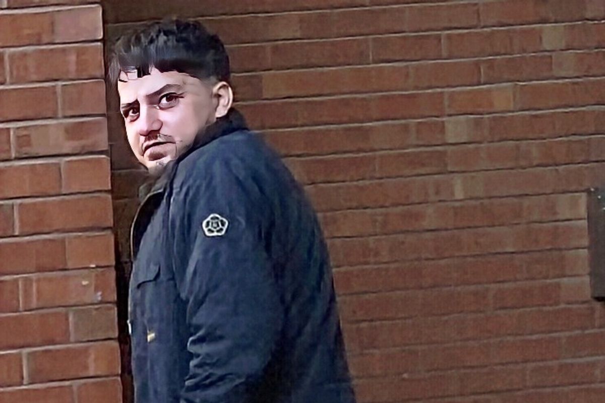 Sam Mhedbi admitted using threatening words or behaviour and possessing heroin and cannabis