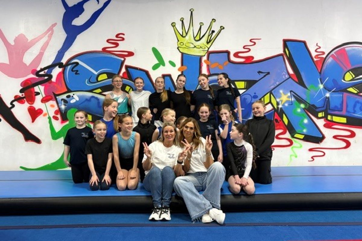 Last year's winners, the Selby Swans Gymnastics Academy
