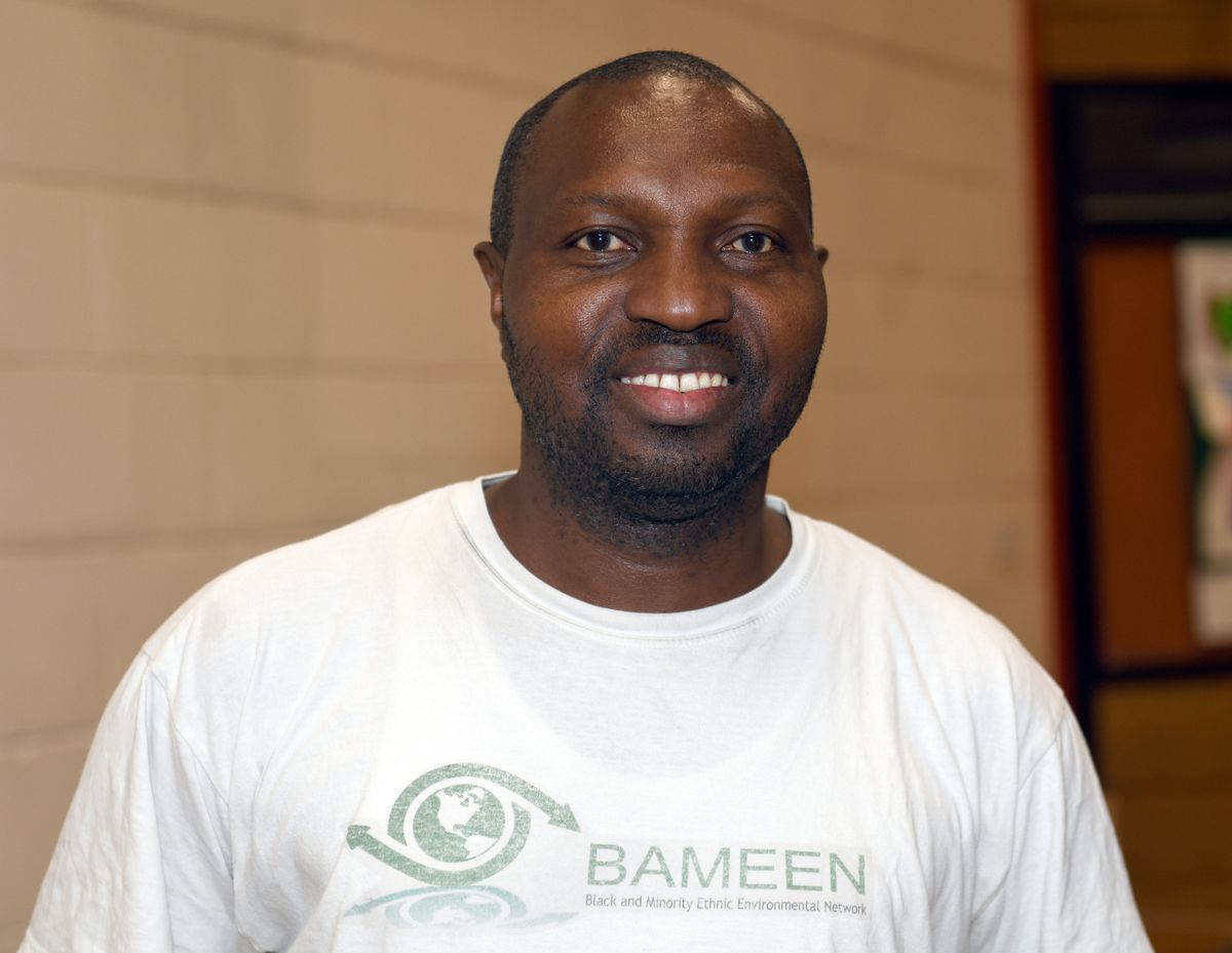 Dawda Jatta, from Bameen, who have collaborated with The Family Nest to help provide weekly surplus food to the new community organisation