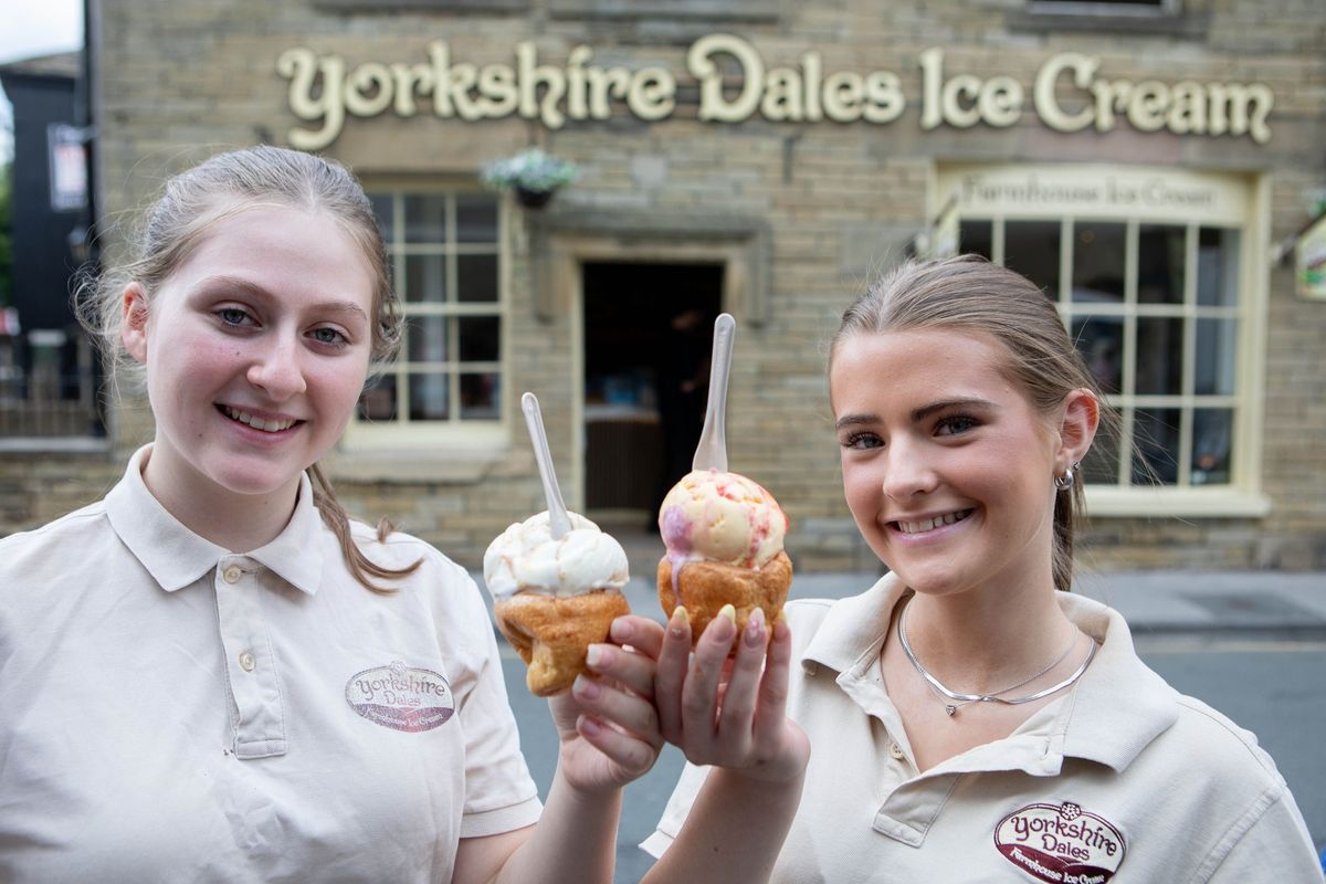 Customers of Yorkshire Dales Ice Cream have been queuing up to try the new Sundae Roast concoction