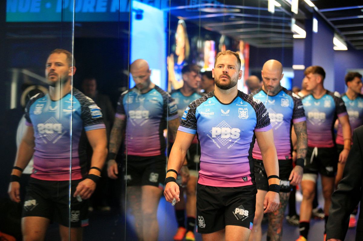 Hull FC walk out for the Magic Weekend derby.