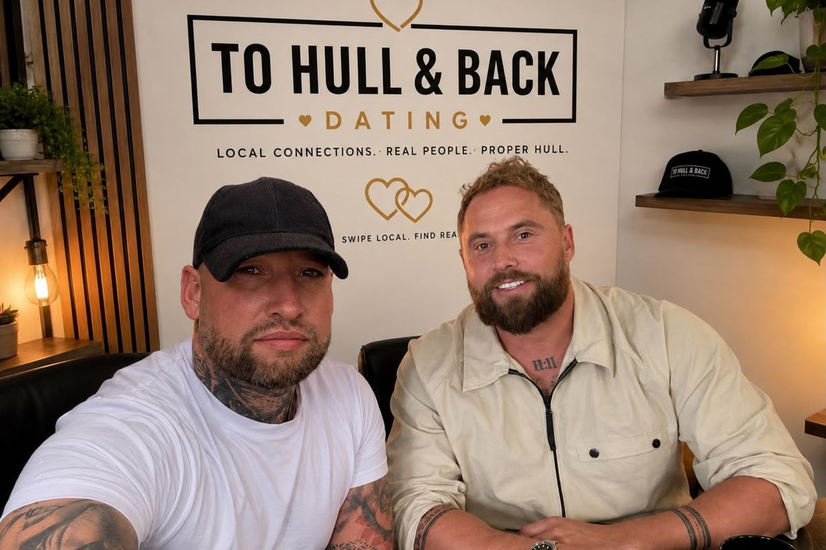 John Levesley (left) and Benjamin Lopez set up To Hull and Back Dating