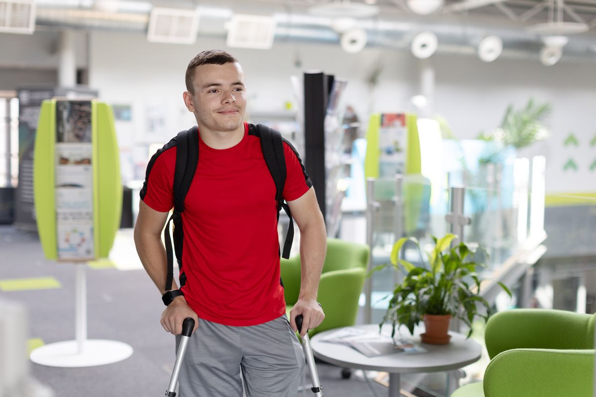 Ben Shepherd at Wilberforce Sixth Form College, where he will work as a Managed Information Systems assistant
