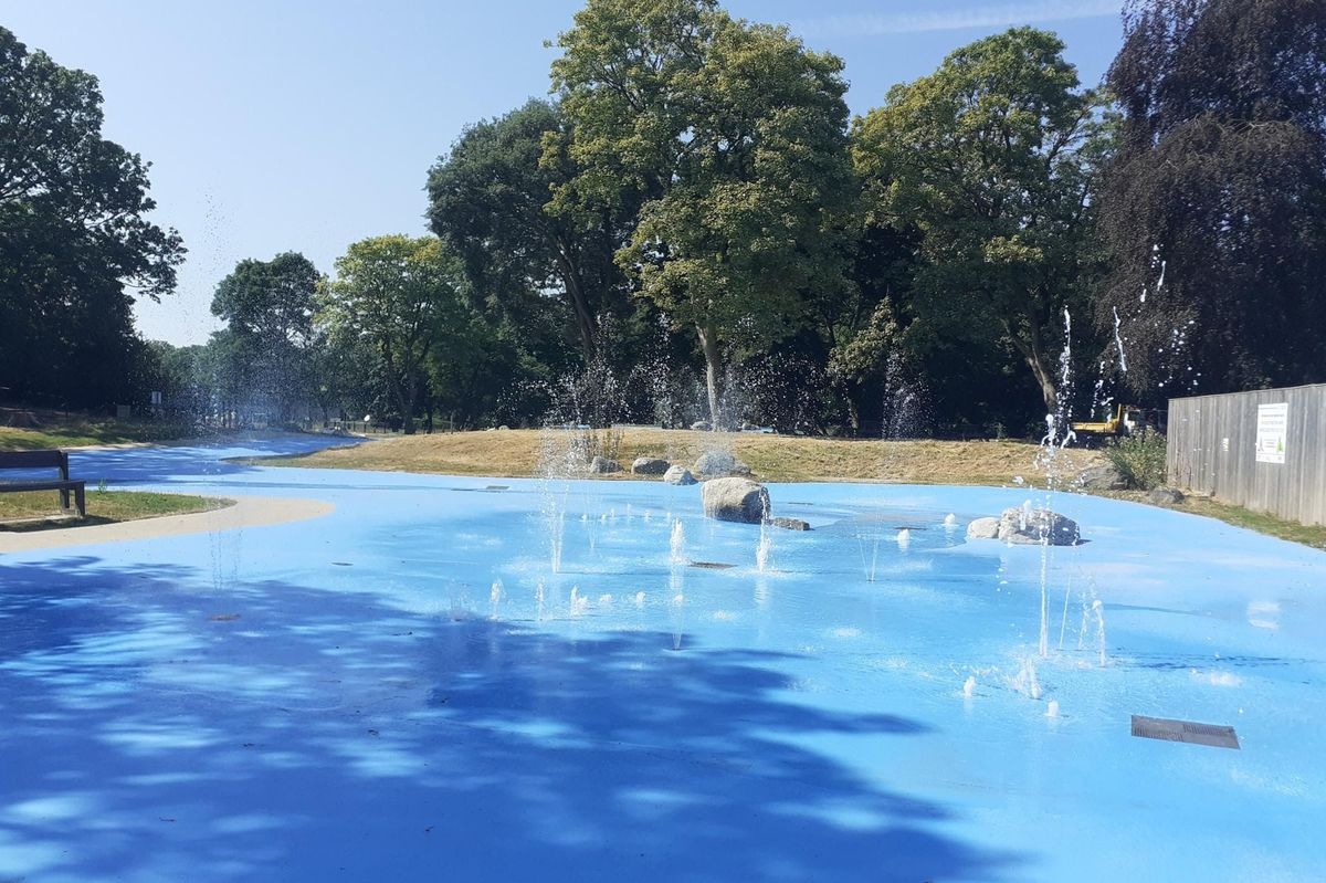 East Park splash pad in Hull