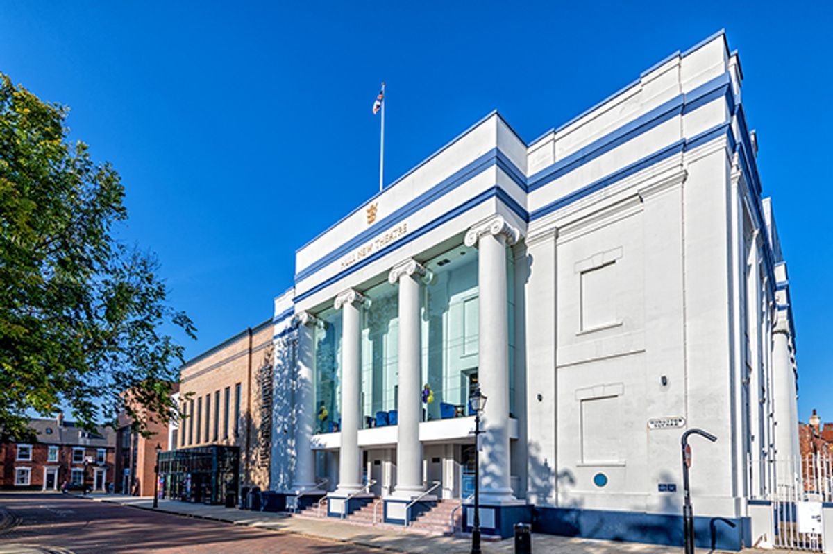An exterior shot of Hull New Theatre on a sunny day