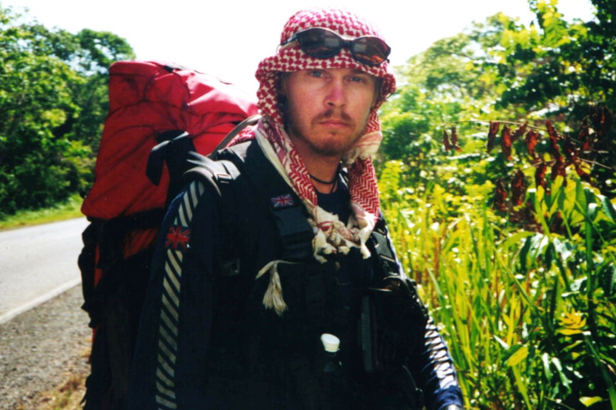 Karl Bushby in Panama in 2001