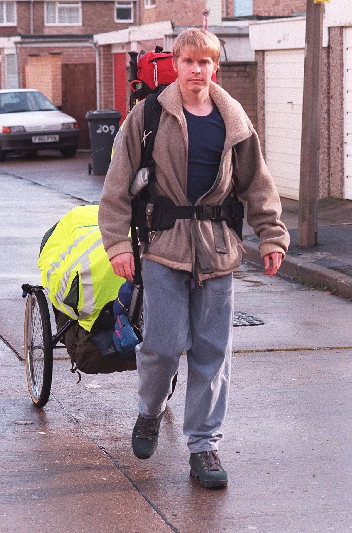 Karl Bushby when he first set out on his trek of the globe