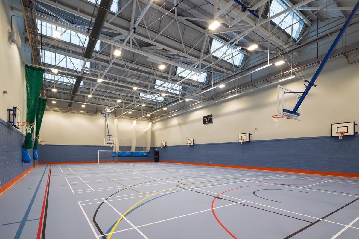 Sports hall at Horizon Youth Zone