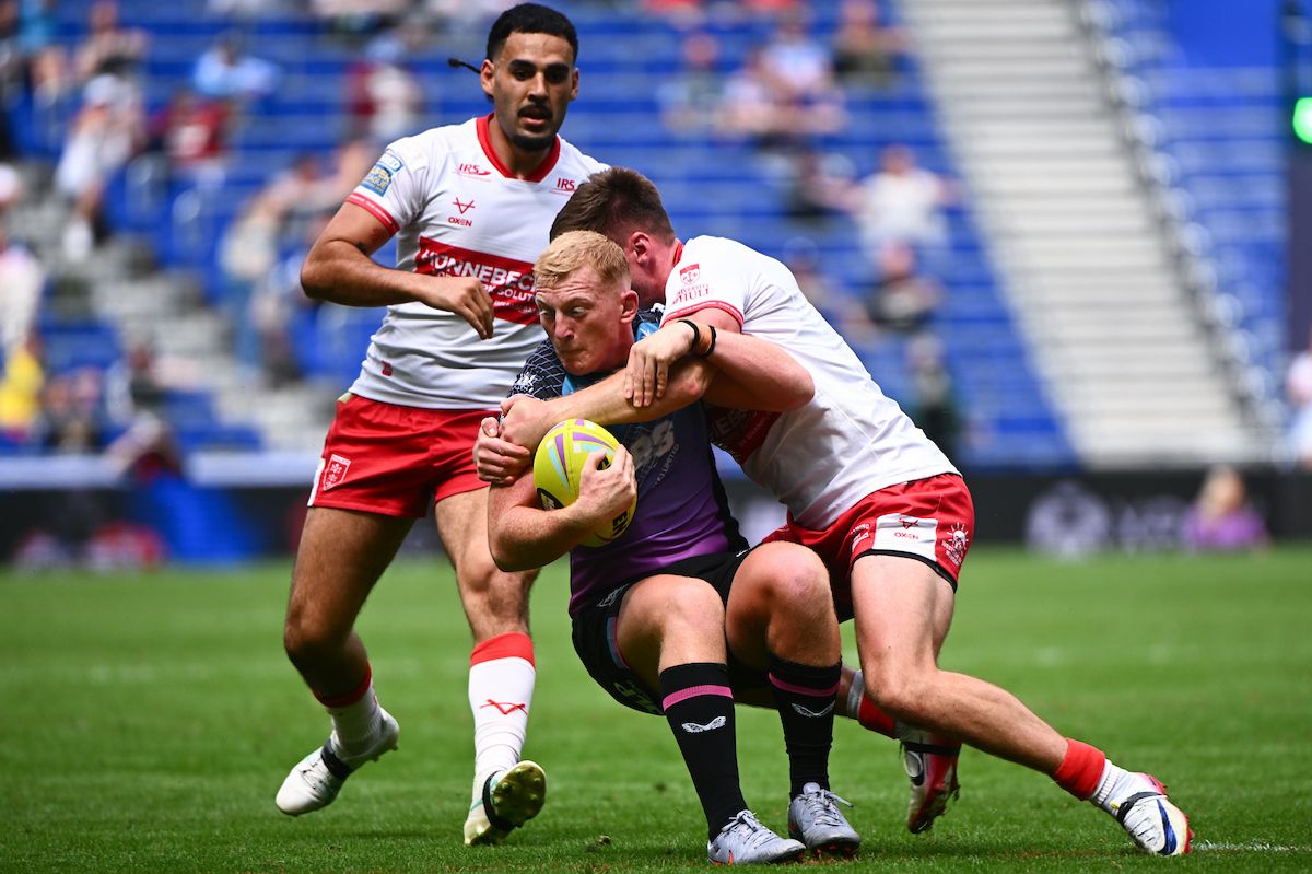 Lennon Clark in action for Hull FC at Magic Weekend