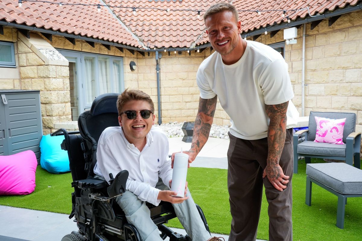Alex Bowen meets some of the young people who helped shape the design of the 'Love Island' courtyard