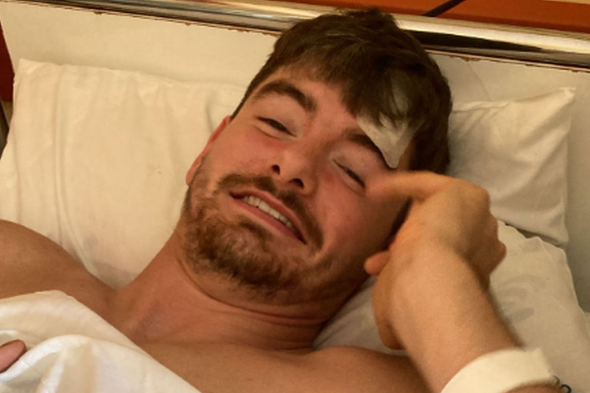 Jakob Davies flew out with a group of work colleagues to Portugal for the party on June 4 and chose to stay back at the accommodation on June 5 to play football whilst his friends went out.